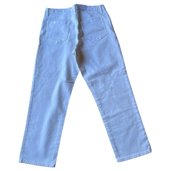 Ella Moss White High Rise Slim Straight Ankle Jeans Size 10/30 - Picture 5 of 12